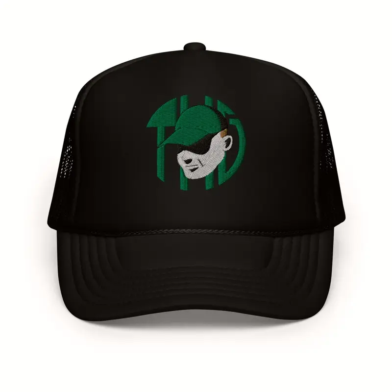 Embroidered green THG hat